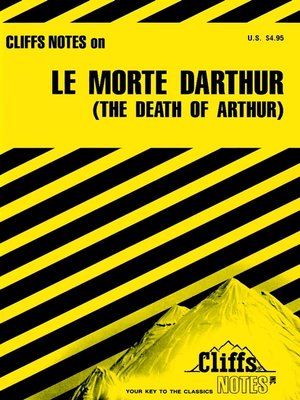cover image of CliffsNotes on Malory's Le Morte D'Arthur (The Death of Arthur)